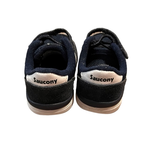 Saucony Kids' Hook And Loop Sneaker Blue Size 5.5XW Boys' Shoe - Picture 3 of 5